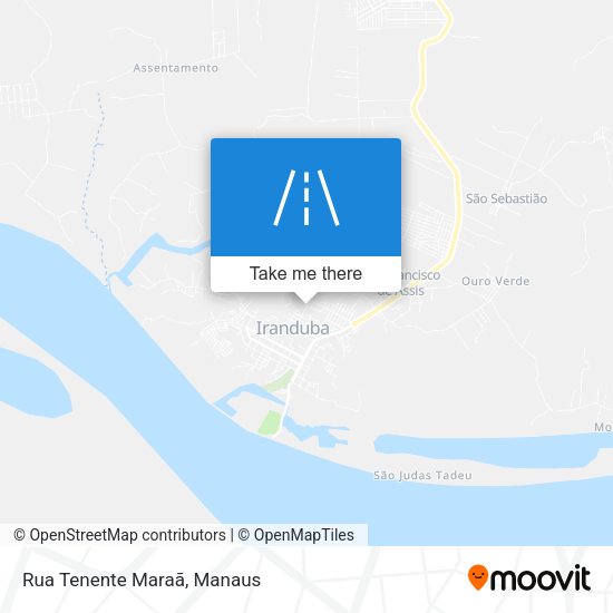 Rua Tenente Maraã map