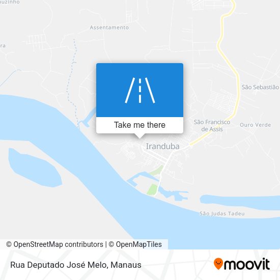 Rua Deputado José Melo map