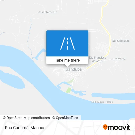 Rua Canumã map
