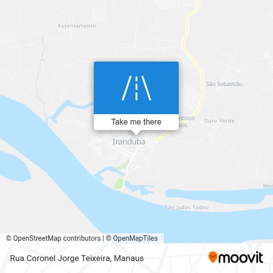 Rua Coronel Jorge Teixeira map