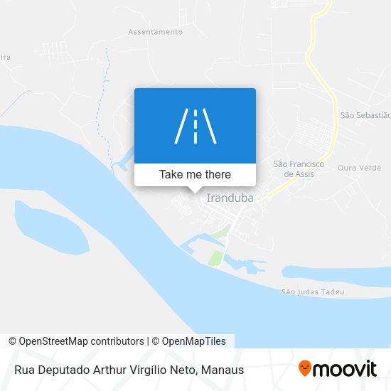Rua Deputado Arthur Virgílio Neto map