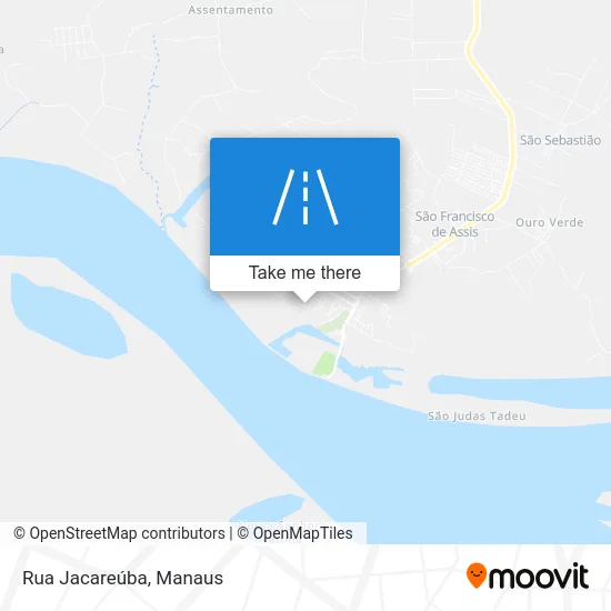 Rua Jacareúba map