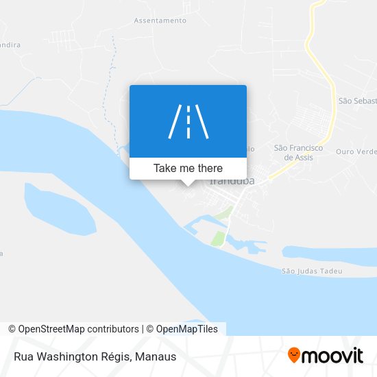 Rua Washington Régis map