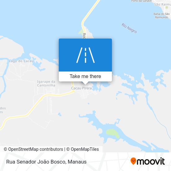 Rua Senador João Bosco map