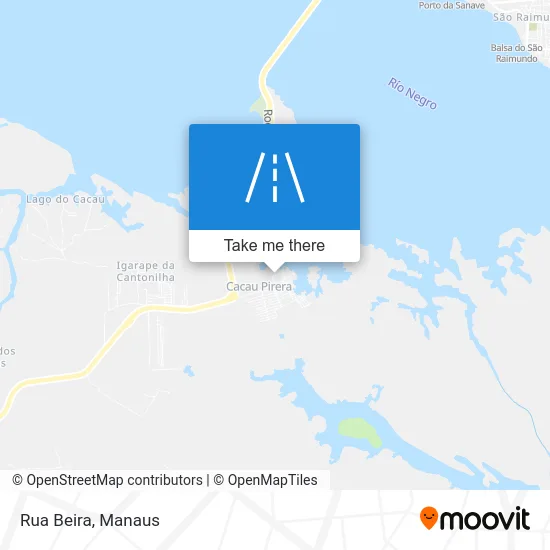 Rua Beira map