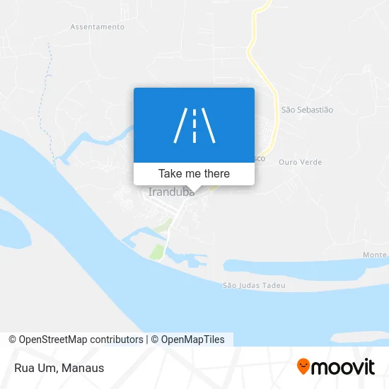 Rua Um map