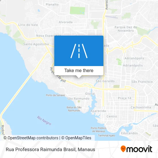 Rua Professora Raimunda Brasil map