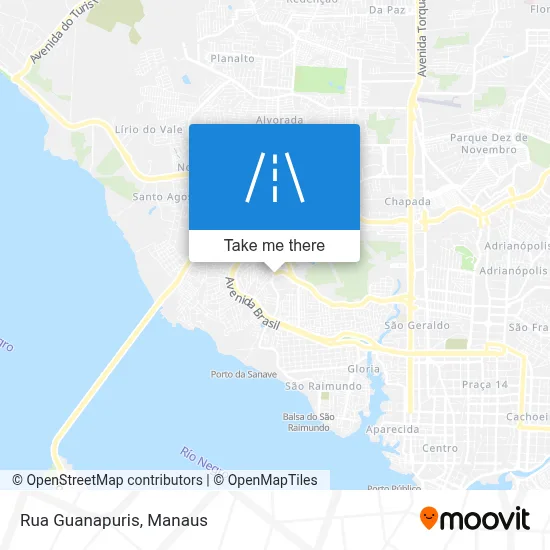 Rua Guanapuris map