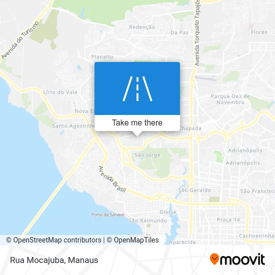 Rua Mocajuba map