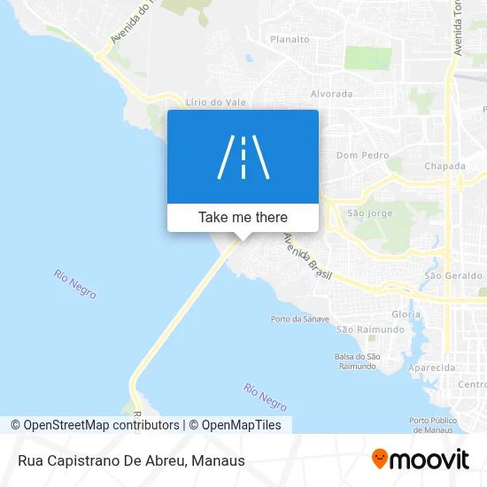 Rua Capistrano De Abreu map
