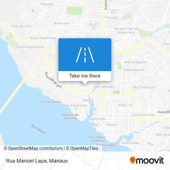 Rua Manoel Lapa map