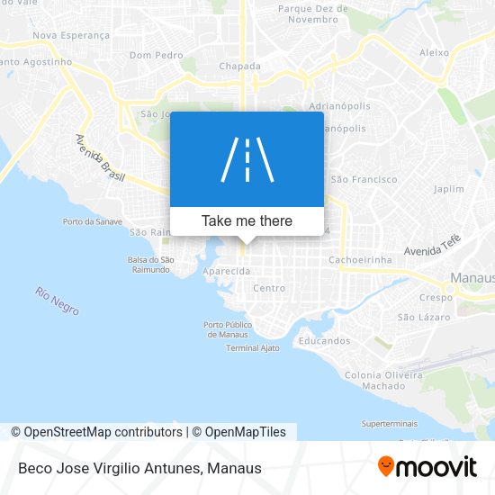 Beco Jose Virgilio Antunes map