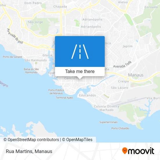 Rua Martins map