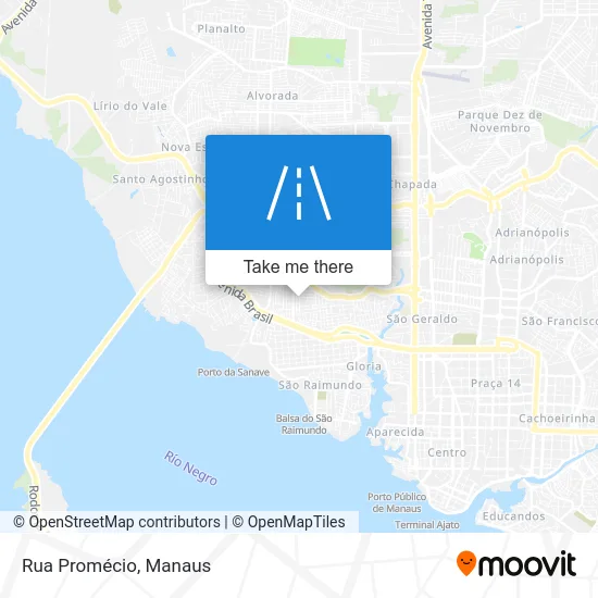 Rua Promécio map