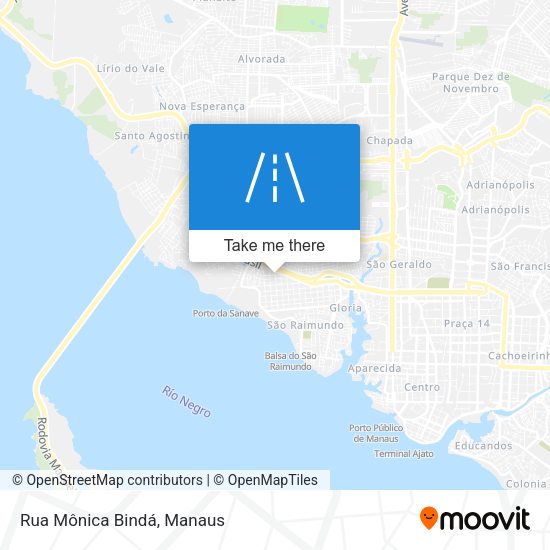 Rua Mônica Bindá map