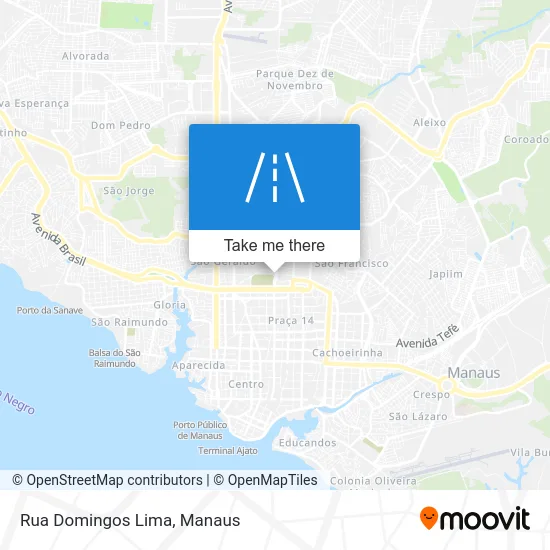 Rua Domingos Lima map