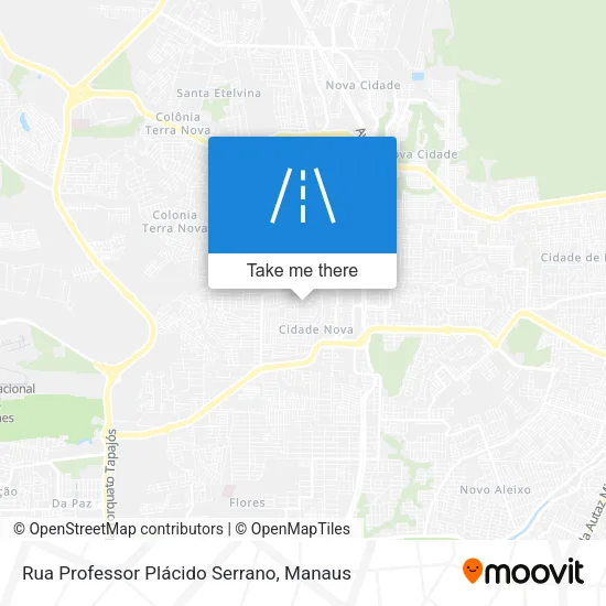 Rua Professor Plácido Serrano map