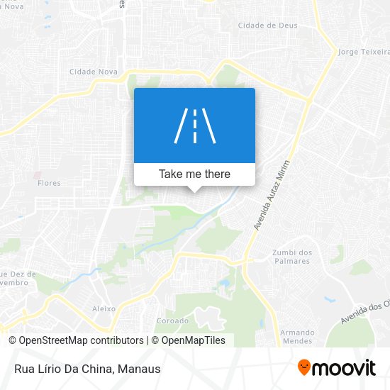 Rua Lírio Da China map