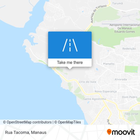 Rua Tacoma map