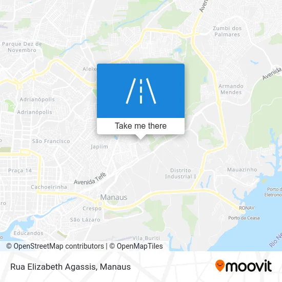 Rua Elizabeth Agassis map