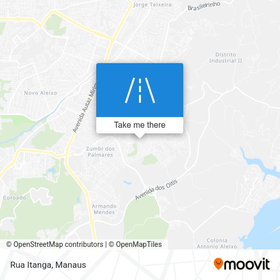 Rua Itanga map