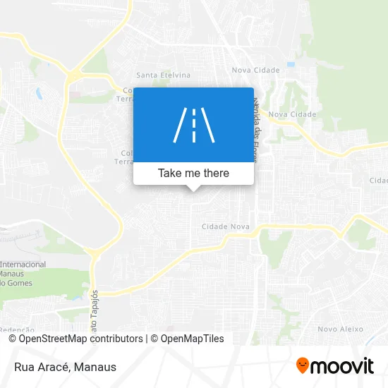 Rua Aracé map