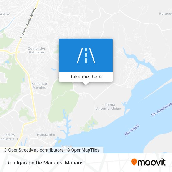Rua Igarapé De Manaus map