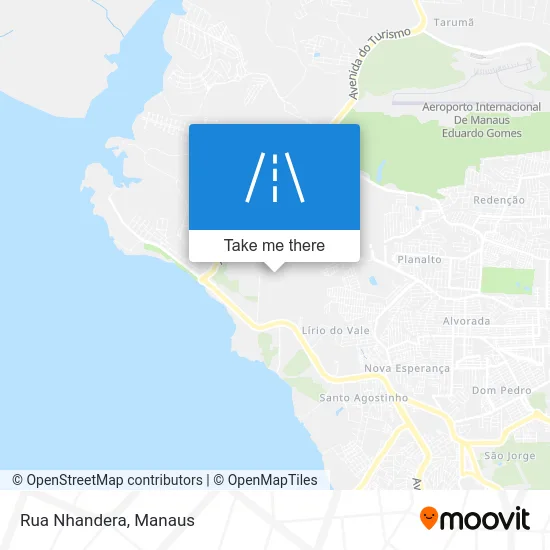 Rua Nhandera map
