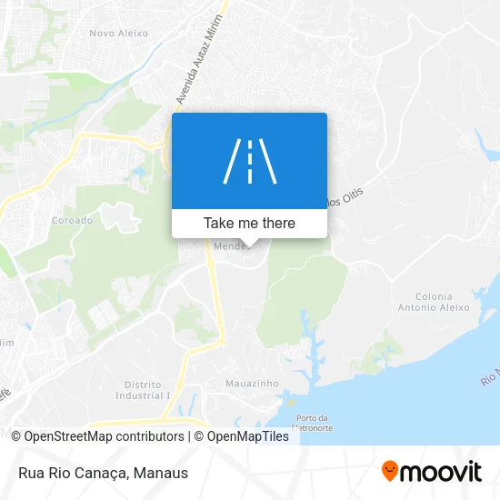 Rua Rio Canaça map