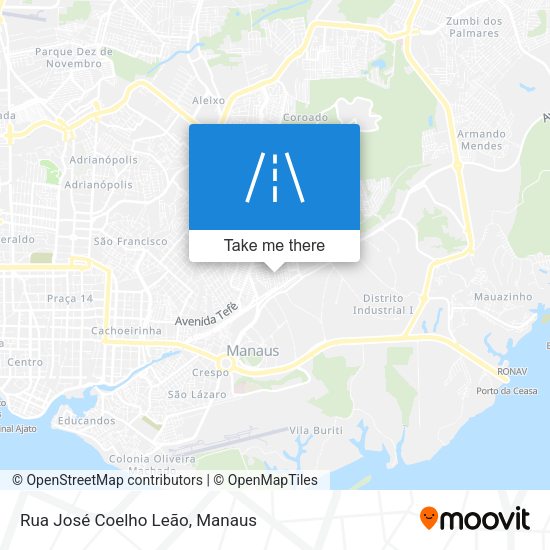 Rua José Coelho Leão map