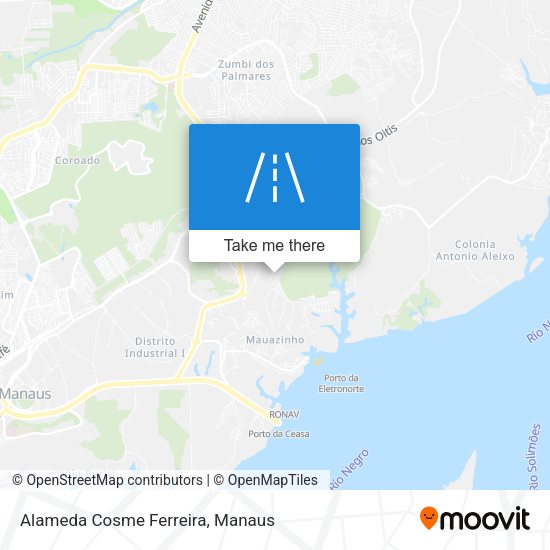 Alameda Cosme Ferreira map