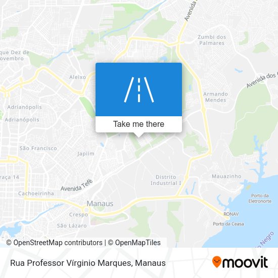 Rua Professor Vírginio Marques map