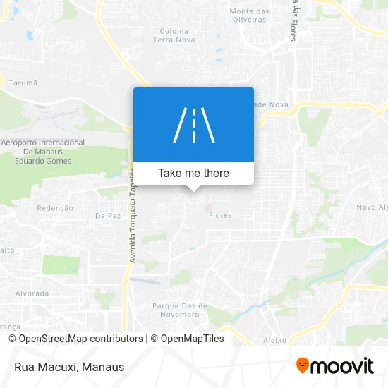 Rua Macuxi map