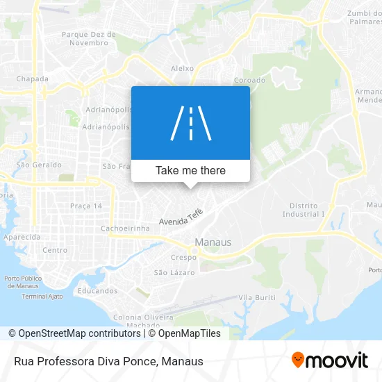 Rua Professora Diva Ponce map