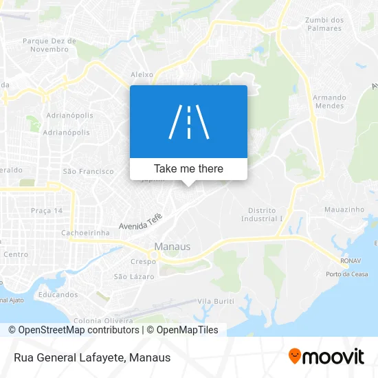 Rua General Lafayete map