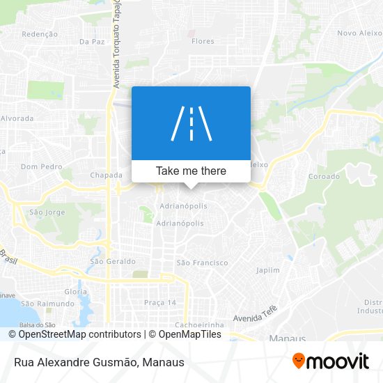 Rua Alexandre Gusmão map