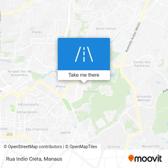 Rua Indio Creta map