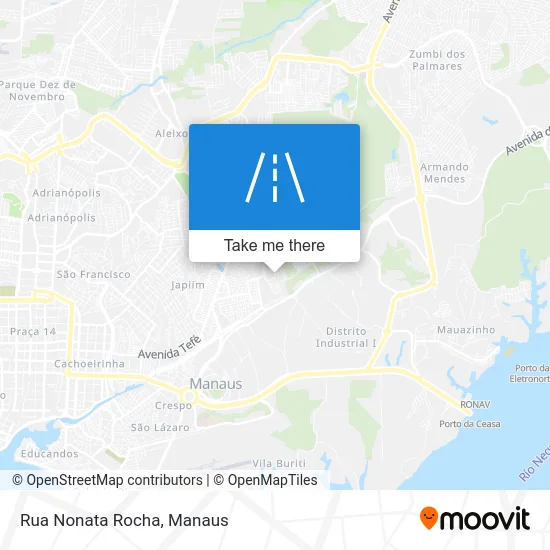 Rua Nonata Rocha map