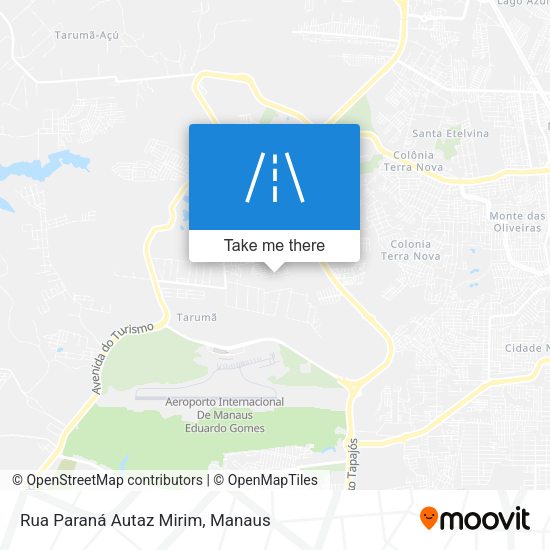 Rua Paraná Autaz Mirim map