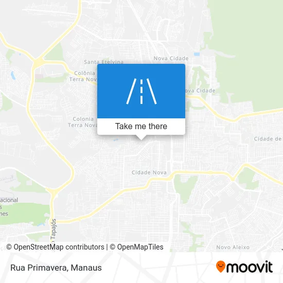 Rua Primavera map