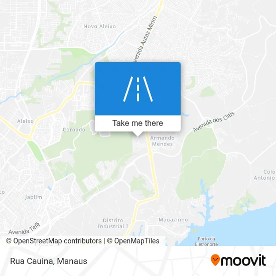 Rua Cauina map