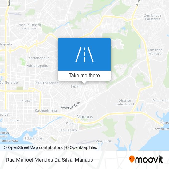 Rua Manoel Mendes Da Silva map