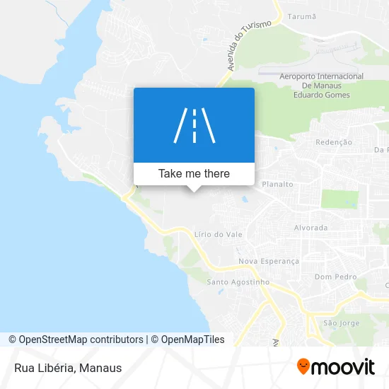 Rua Libéria map