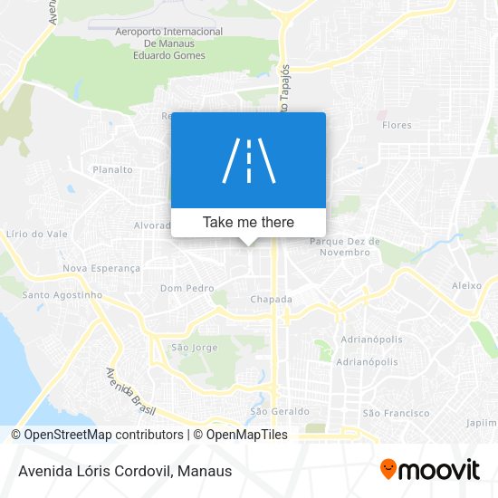 Avenida Lóris Cordovil map