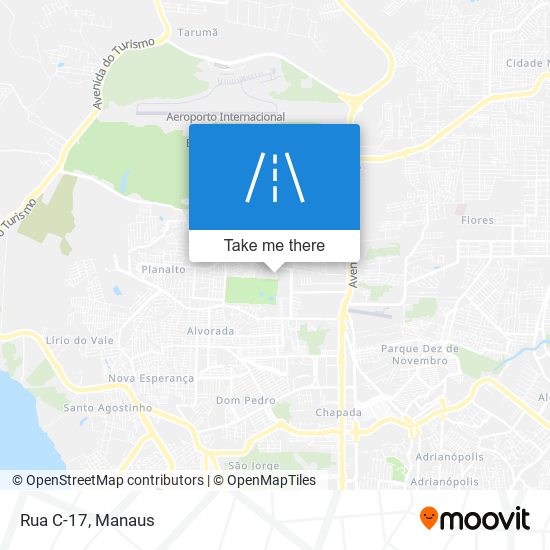 Rua C-17 map