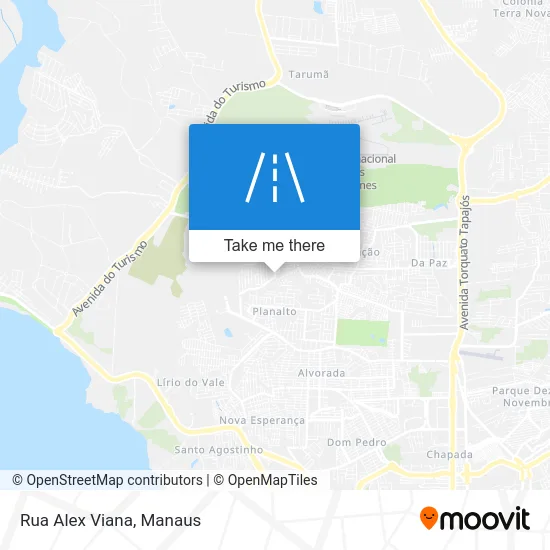 Rua Alex Viana map