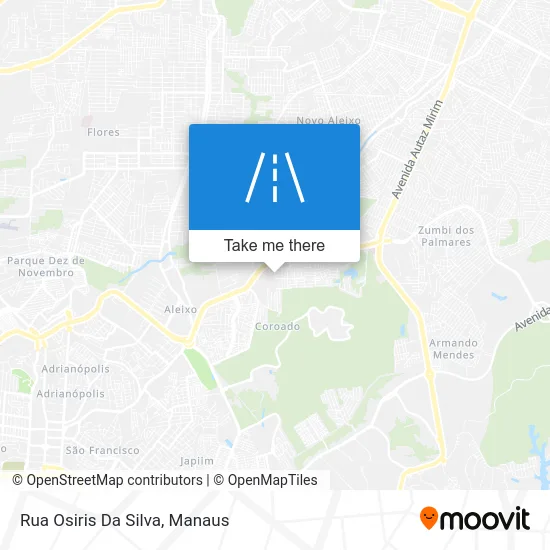 Rua Osiris Da Silva map