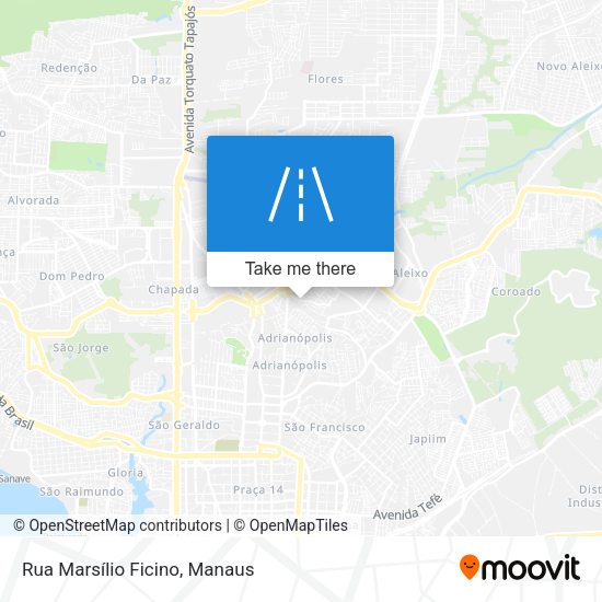 Rua Marsílio Ficino map
