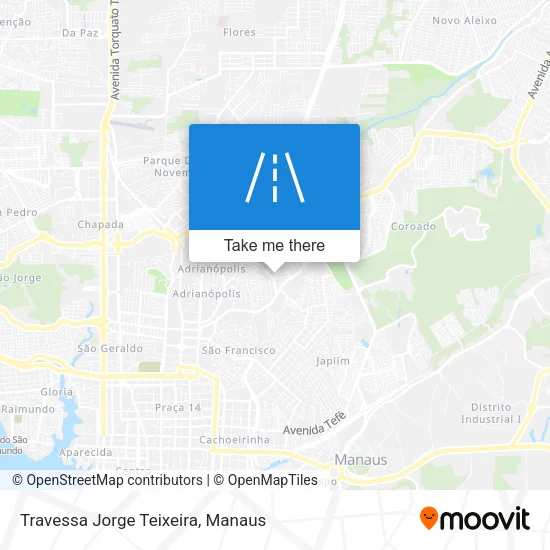 Travessa Jorge Teixeira map