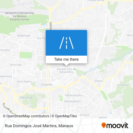 Rua Domingos José Martins map